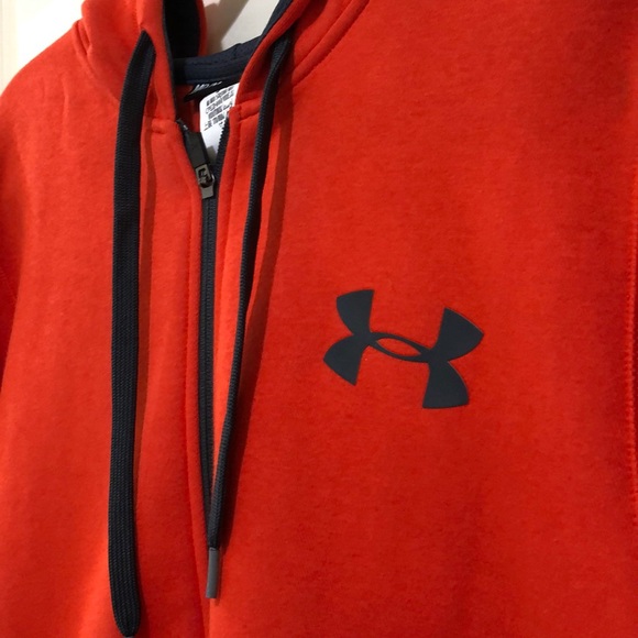 UNDER ARMOUR MEN’S MED ZIP UP HOODIE - Picture 2 of 4